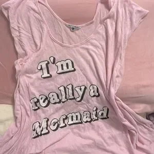Débardeur Wildfox 'I'm Really A Mermaid' - Taille S - Neuf Avec étiquettes
